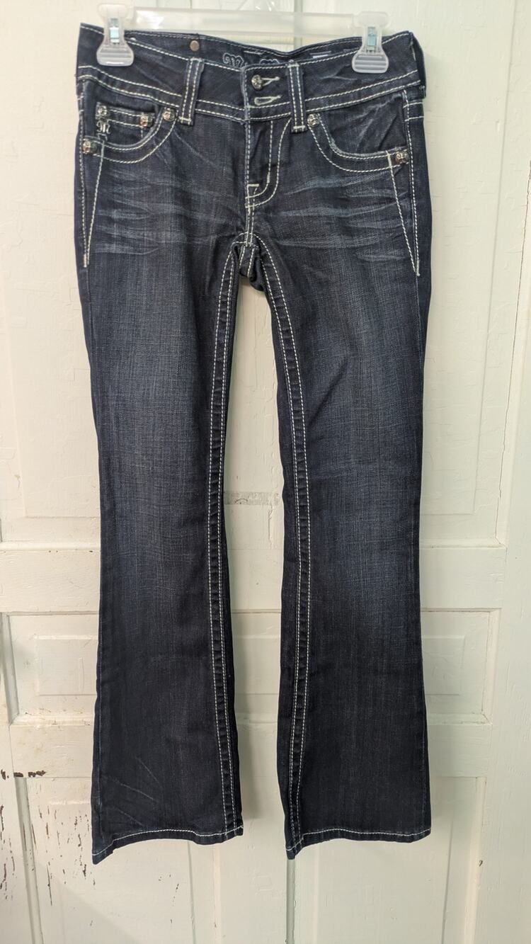 Miss Me Jeans Womens 25 boot  JP5011-4R broken zipper